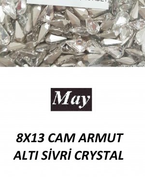 08X13 CAM ARMUT ALTI SİVRİ CRYSTAL