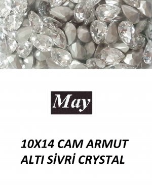 10X14 CAM ARMUT ALTI SİVRİ CRYSTAL