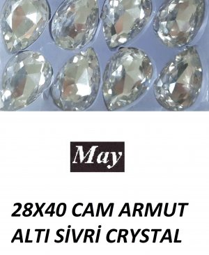 28X40 CAM ARMUT ALTI SİVRİ CRYSTAL