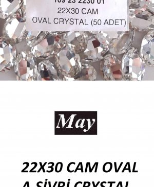 22X30 CAM OVAL A.SİVRİ CRYSTAL