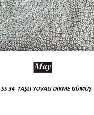 SS 34  TAŞLI YUVALI DİKME GÜMÜŞ