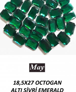 18,5X27 OCTOGAN ALTI SİVRİ EMERALD