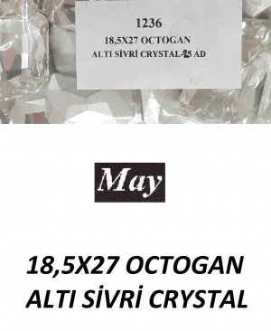 18,5X27 OCTOGAN ALTI SİVRİ CRYSTAL