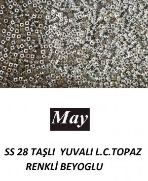 SS 28 TAŞLI  YUVALI L.C.TOPAZ RENKLİ BEYOGLU 