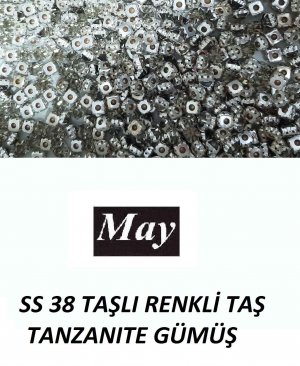 SS 38 TAŞLI RENKLİ TAŞ TANZANITE GÜMÜŞ