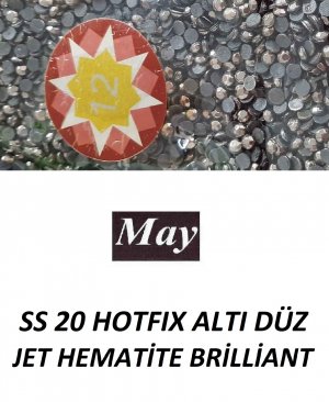 SS 20 HOTFIX ALTI DÜZ JET HEMATİTE BRİLLİANT