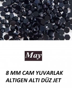 8 MM CAM YUVARLAK ALTIGEN ALTI DÜZ JET