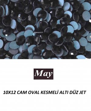 10X12 CAM OVAL KESMELİ ALTI DÜZ JET