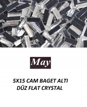 5X15 CAM BAGET ALTI DÜZ FLAT CRYSTAL