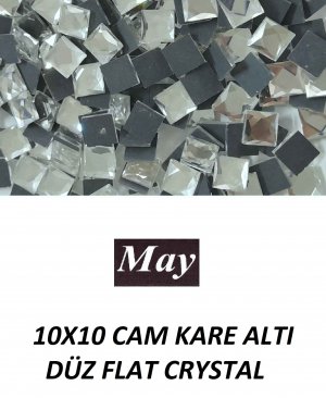 10X10 CAM KARE ALTI DÜZ FLAT CRYSTAL