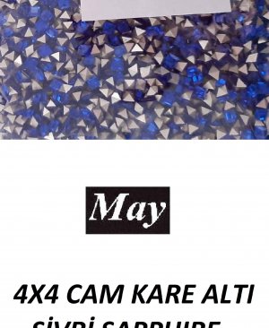 04X04 CAM KARE ALTI SİVRİ SAPPHIRE