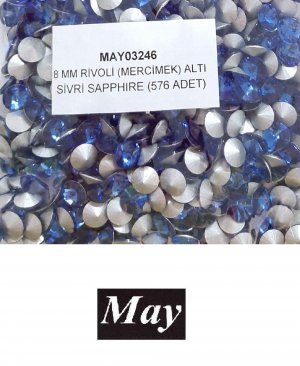 08 MM RİVOLİ (MERCİMEK) ALTI SİVRİ SAPPHIRE