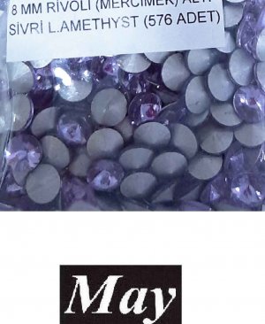 08 MM RİVOLİ (MERCİMEK) ALTI SİVRİ L.AMETHYST