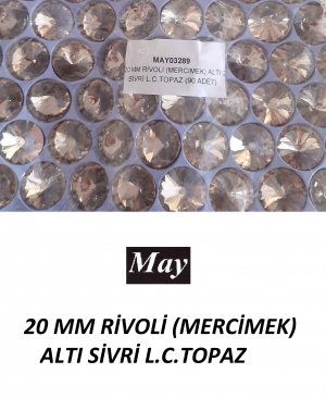 20 MM RİVOLİ (MERCİMEK) ALTI SİVRİ L.C.TOPAZ