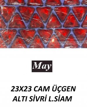 23X23 CAM ÜÇGEN ALTI SİVRİ L.SİAM