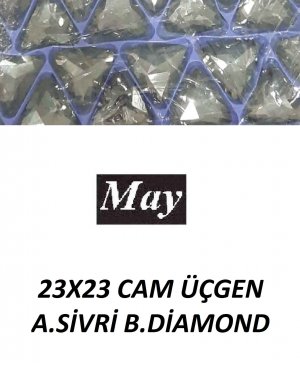 23X23 CAM ÜÇGEN ALTI SİVRİ B.DİAMOND