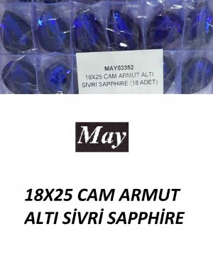 18X25 CAM ARMUT ALTI SİVRİ SAPPHİRE