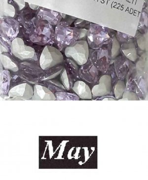 10 MM CAM KALP ALTI SİVRİ L.AMETHYST