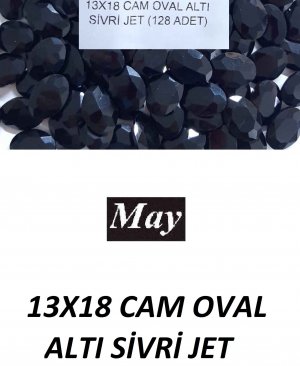 13X18 CAM OVAL ALTI SİVRİ JET