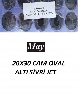 20X30 CAM OVAL ALTI SİVRİ JET