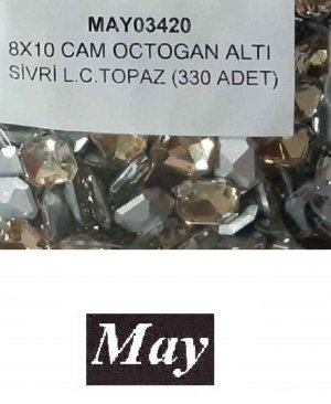 08X10 CAM OCTOGAN ALTI SİVRİ L.C.TOPAZ