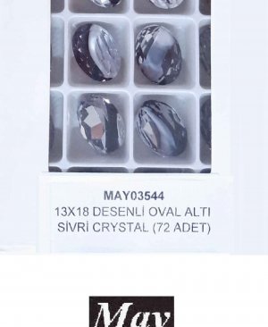 13X18 DESENLİ CAM OVAL ALTI SİVRİ JET