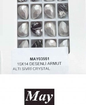 10X14 DESENLİ ARMUT ALTI SİVRİ JET