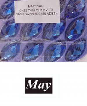 17X32 CAM MEKİK ALTI SİVRİ SAPPHIRE