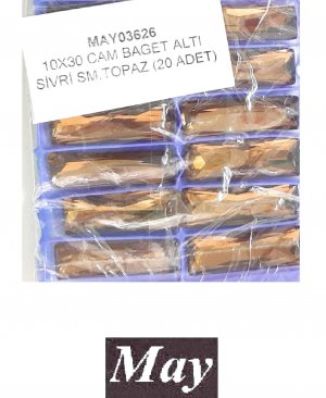 10X30 CAM BAGET ALTI SİVRİ SM.TOPAZ