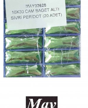 10X30 CAM BAGET ALTI SİVRİ PERİDOT