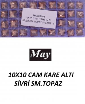 10X10 CAM KARE ALTI SİVRİ SM.TOPAZ