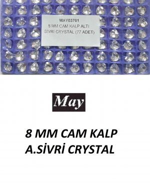 08 MM CAM KALP ALTI SİVRİ CRYSTAL