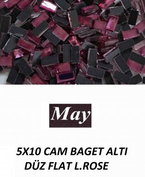 5X10 CAM BAGET ALTI DÜZ FLAT L.ROSE