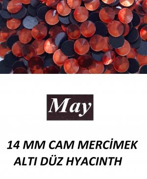 14 MM CAM MERCİMEK ALTI DÜZ HYACINTH