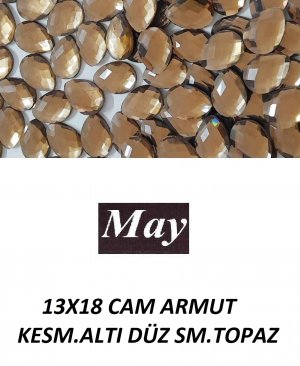 13X18 CAM ARMUT KESMELİ ALTI DÜZ SM.TOPAZ