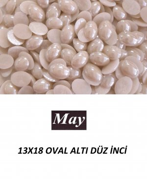 13X18 OVAL ALTI DÜZ İNCİ