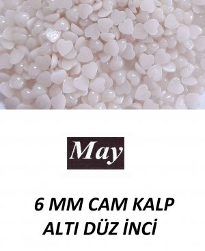 6 MM CAM KALP ALTI DÜZ İNCİ