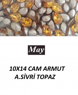 10X14 CAM ARMUT ALTI SİVRİ TOPAZ