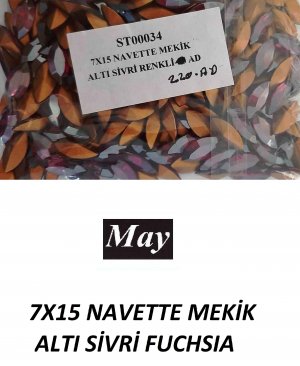 07X15 NAVETTE MEKİK ALTI SİVRİ FUCHSIA