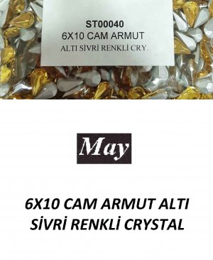 06X10 CAM ARMUT ALTI SİVRİ CITRINE