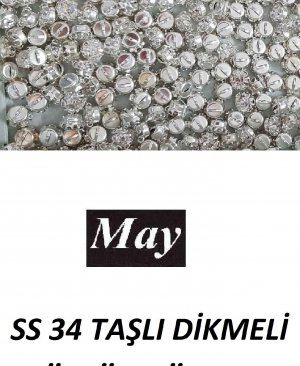 SS 34 TAŞLI DİKMELİ GÜMÜŞ DÜGME