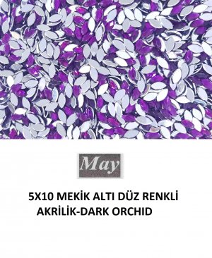 5X10 MEKİK ALTI DÜZ RENKLİ AKRİLİK-DARK ORCHID
