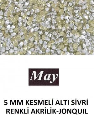 5 MM KESMELİ ALTI SİVRİ RENKLİ AKRİLİK-JONQUIL