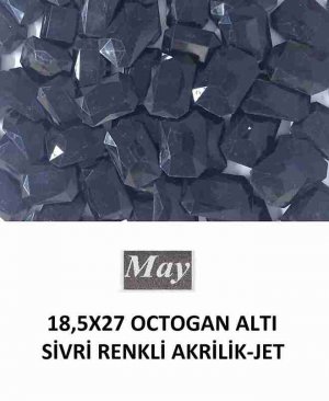 18,5X27 OCTOGAN ALTI SİVRİ RENKLİ AKRİLİK-JET