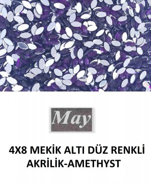 4X8 MEKİK ALTI DÜZ RENKLİ AKRİLİK-AMETHYST