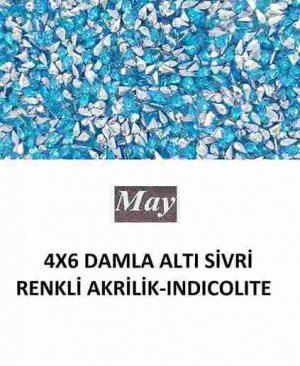 4X6 DAMLA ALTI SİVRİ RENKLİ AKRİLİK-INDICOLITE