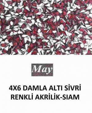 4X6 DAMLA ALTI SİVRİ RENKLİ AKRİLİK-SIAM