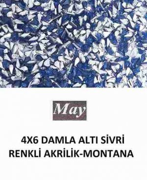 4X6 DAMLA ALTI SİVRİ RENKLİ AKRİLİK-MONTANA