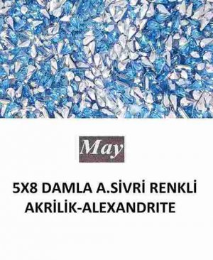 5X8 DAMLA ALTI SİVRİ RENKLİ AKRİLİK-ALEXANDRITE