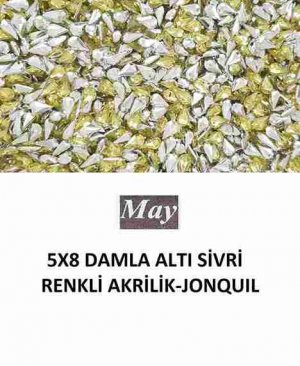 5X8 DAMLA ALTI SİVRİ RENKLİ AKRİLİK-JONQUIL